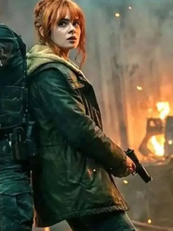 Sadie Sink Spider-Man Brand New Day 2026 Green Jacket