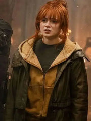 Sadie Sink Spider-Man Brand New Day 2026 Green Jacket