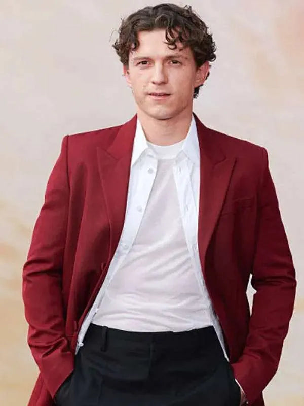 Spider-Man Brand New Day Press Tour 2026 Tom Holland Blazer