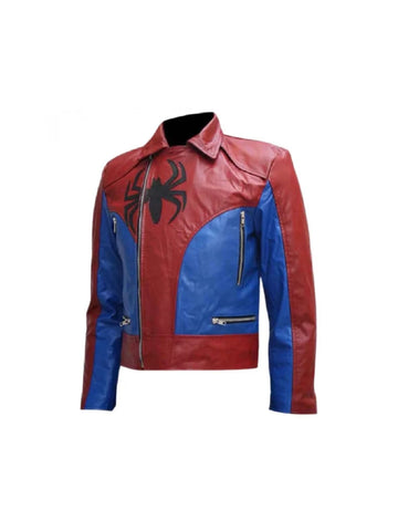 Spiderman Biker Style Comics Cosplay Jacket