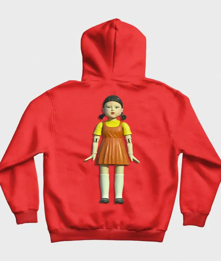 Squid Game Doll Red Light Green Light Hoodie Jacket