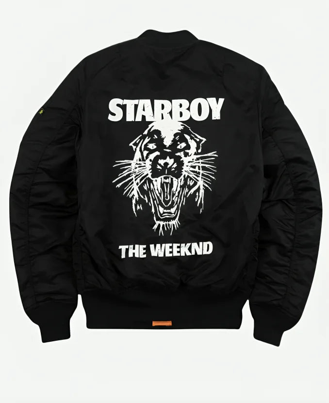 Starboy Panther The Weeknd XO Bomber Jacket