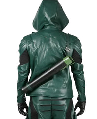 Green Arrow Stephen Amell S05 Leather Jacket