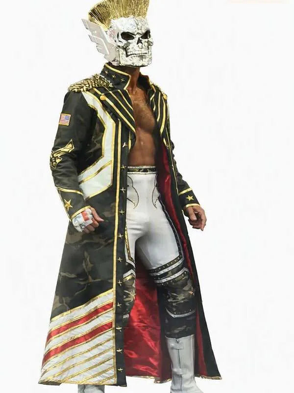 Cody Rhodes 2026 WWE Summerslam Camouflage Coat
