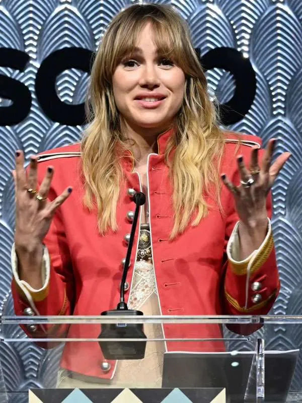 Suki Waterhouse ASCAP 2026 Pop Awards Red Jacket