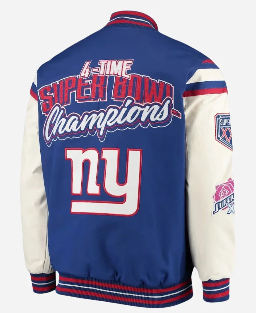 New York Giants Super Bowl Jacket