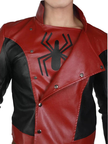 Superhero Spiderman Last Stand Leather Jacket