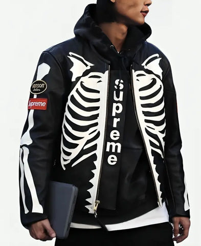 Supreme Vanson Leather Bones Jacket