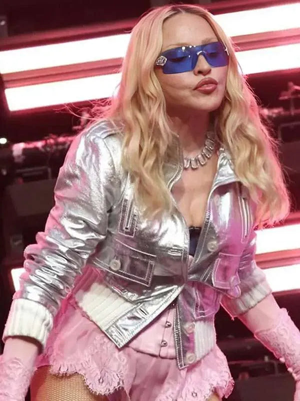 Surprise Concert 2026 Madonna Silver Jacket