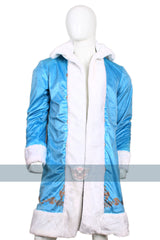 Handmade Blue Santa Christmas Velvet Coat