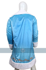 Handmade Blue Santa Christmas Velvet Coat