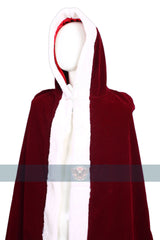 Handmade Christmas Red Velvet Cape