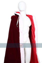 Handmade Christmas Red Velvet Cape