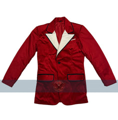 Handmade Red Velvet Santa Claus Blazer