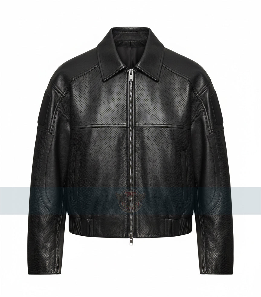 Dua Lipa Goodwood Festival 2025 Leather Jacket