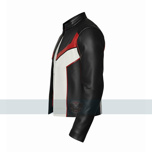 Mister Terrific Black Leather Jacket
