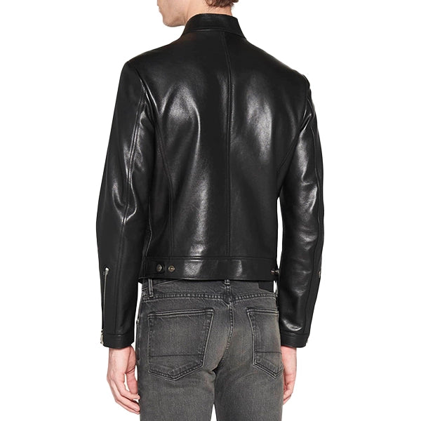 TOM FORD Men's Soft Leather Biker Jacket Image 1 of 5