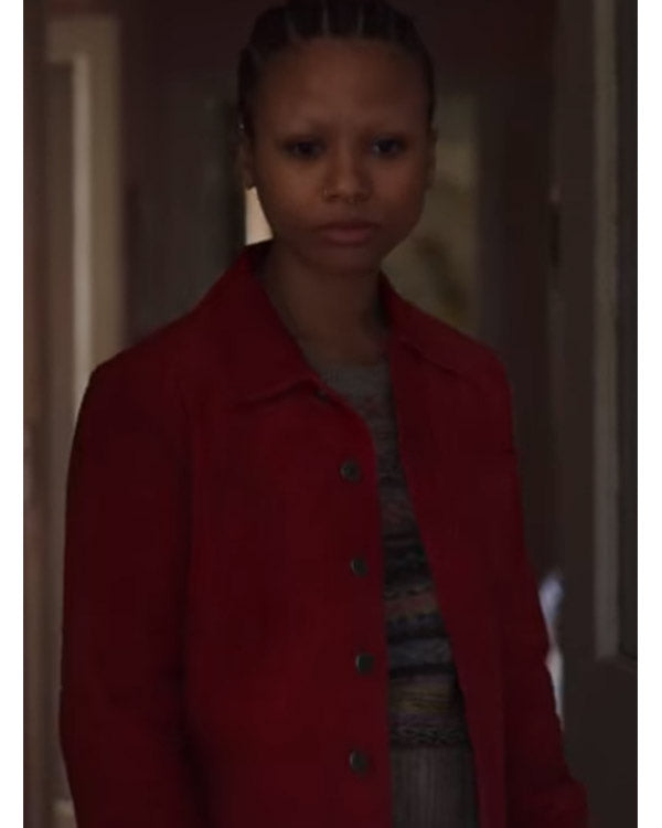 Black Mirror S06 Myha’la Herrold Red Jacket