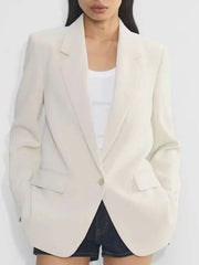 Chelsea Frei DMV 2025 White Blazer

