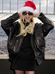 Taylor Momsen The Empire State Building 2025 Black Jacket
