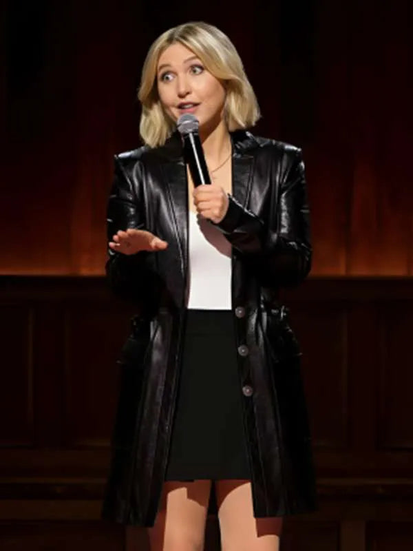 Taylor Tomlinson Prodigal Daughter 2026 Leather Coat
