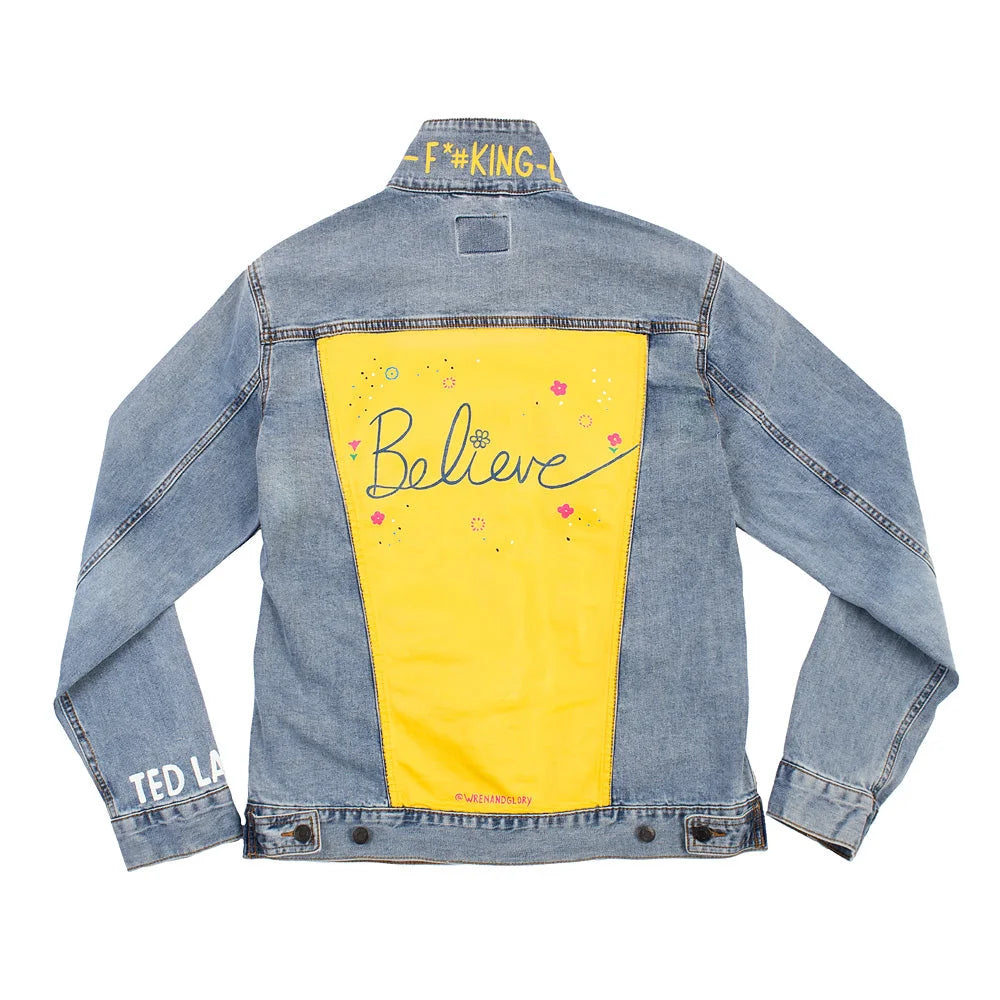 Ted Lasso Jacket | Women's Denim Jeans Jacket