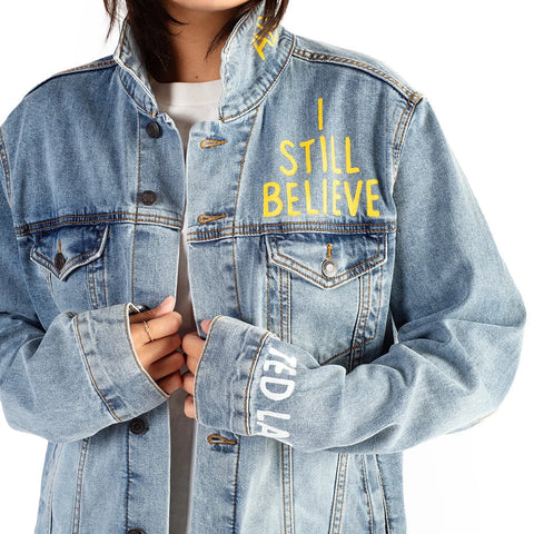 Ted Lasso Jacket | Women's Denim Jeans Jacket