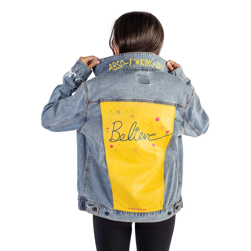 Ted Lasso Jacket | Women's Denim Jeans Jacket