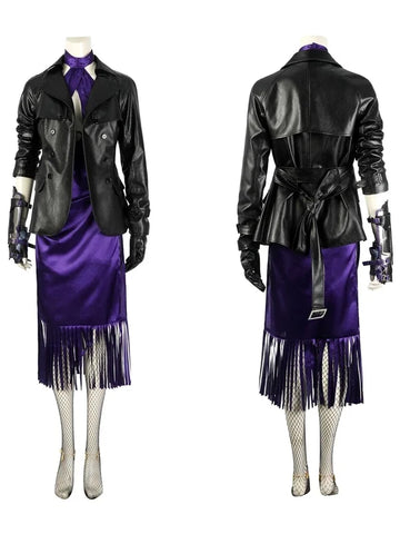 Nina Williams Tekken 8 Leather Trench Coat

