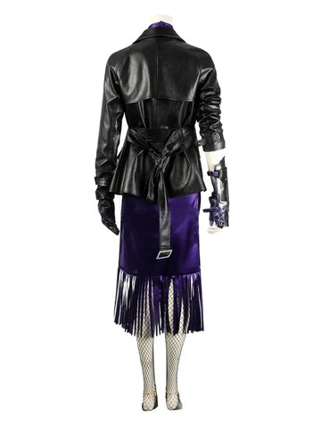 Nina Williams Tekken 8 Leather Trench Coat

