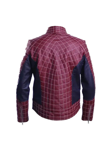 The Amazing Web Quilted Cosplay Spiderman Jacket