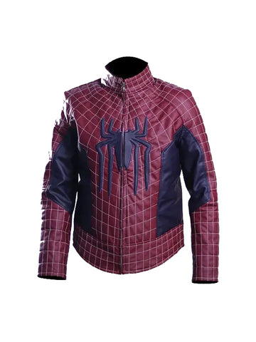 The Amazing Web Quilted Cosplay Spiderman Jacket