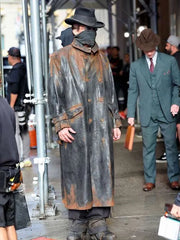 Christian Bale The Bride Black Leather Coat
