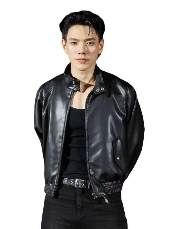 The Debt 2026 Daou Pittaya Black Leather Jacket