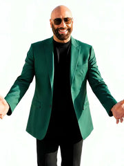 The Gentleman Thief 2026 John Travolta Green Blazer

