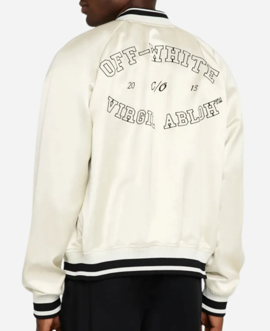 50 Cent The Kelly Clarkson Show Off-White Souvenir Jacket