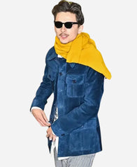 The Late Show With Stephen Colbert Timothee Suede jacket