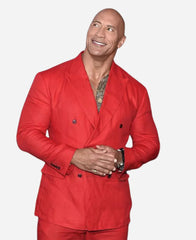 Dwayne Johnson Black Adam Red Suit