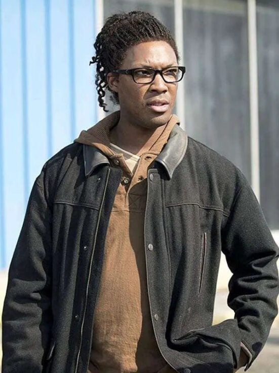 The Walking Dead Corey Hawkins Jacket | Black Jacket