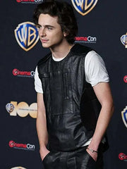 Dune 2 Timothée Chalamet Leather Vest