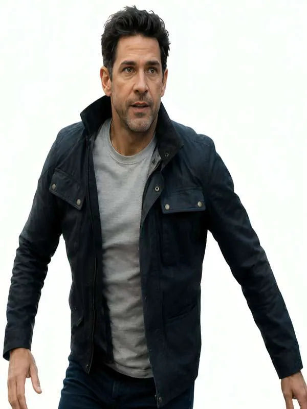Jack Ryan Ghost War Black Jacket