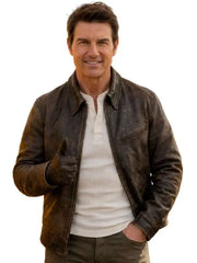Tom Cruise Digger 2026 Leather Jacket