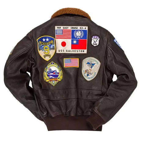 Aviator Flight F-14 Top Gun Bomber Jacket