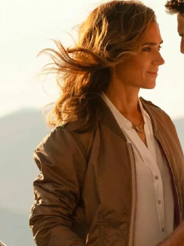 Top Gun Maverick Jennifer Connelly Brown Jacket
