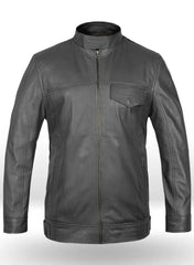 Transformers 3 Shia Labeouf Grey Leather Jacket