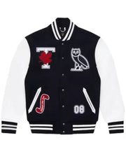The University Of Toronto Black Ovo Varsity Jackets