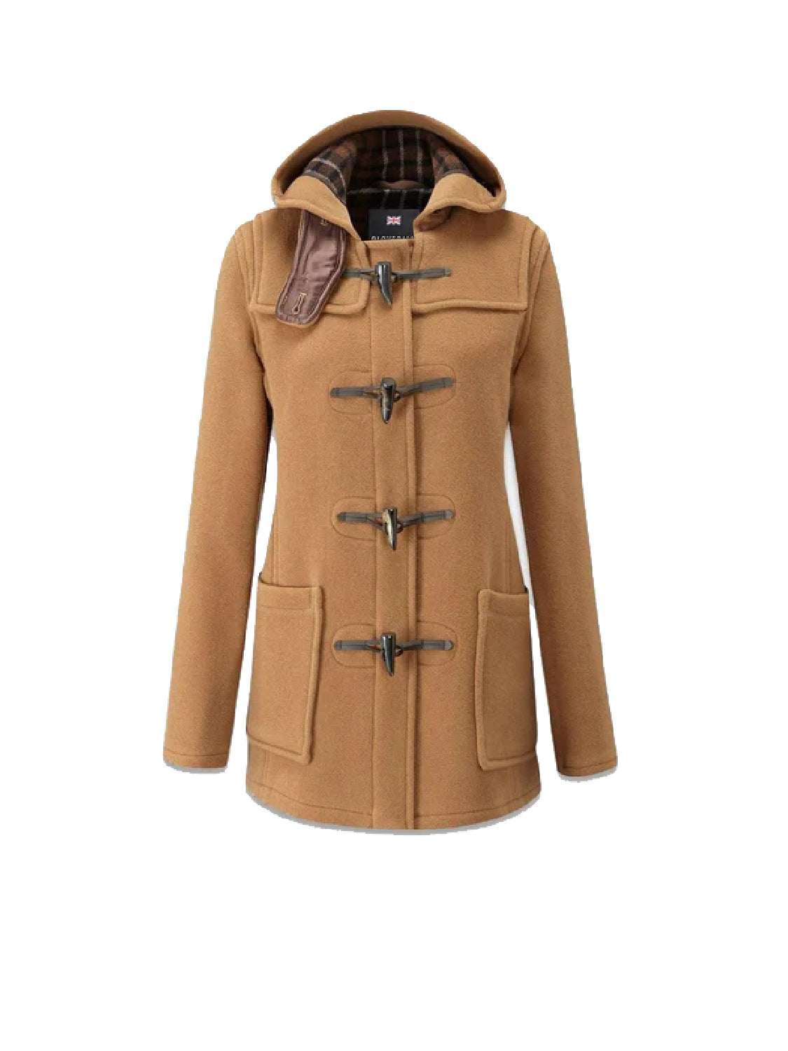 Vella Lovell Duffle Coat | Animal Control 2023 Emily Price Brown Hooded Coat