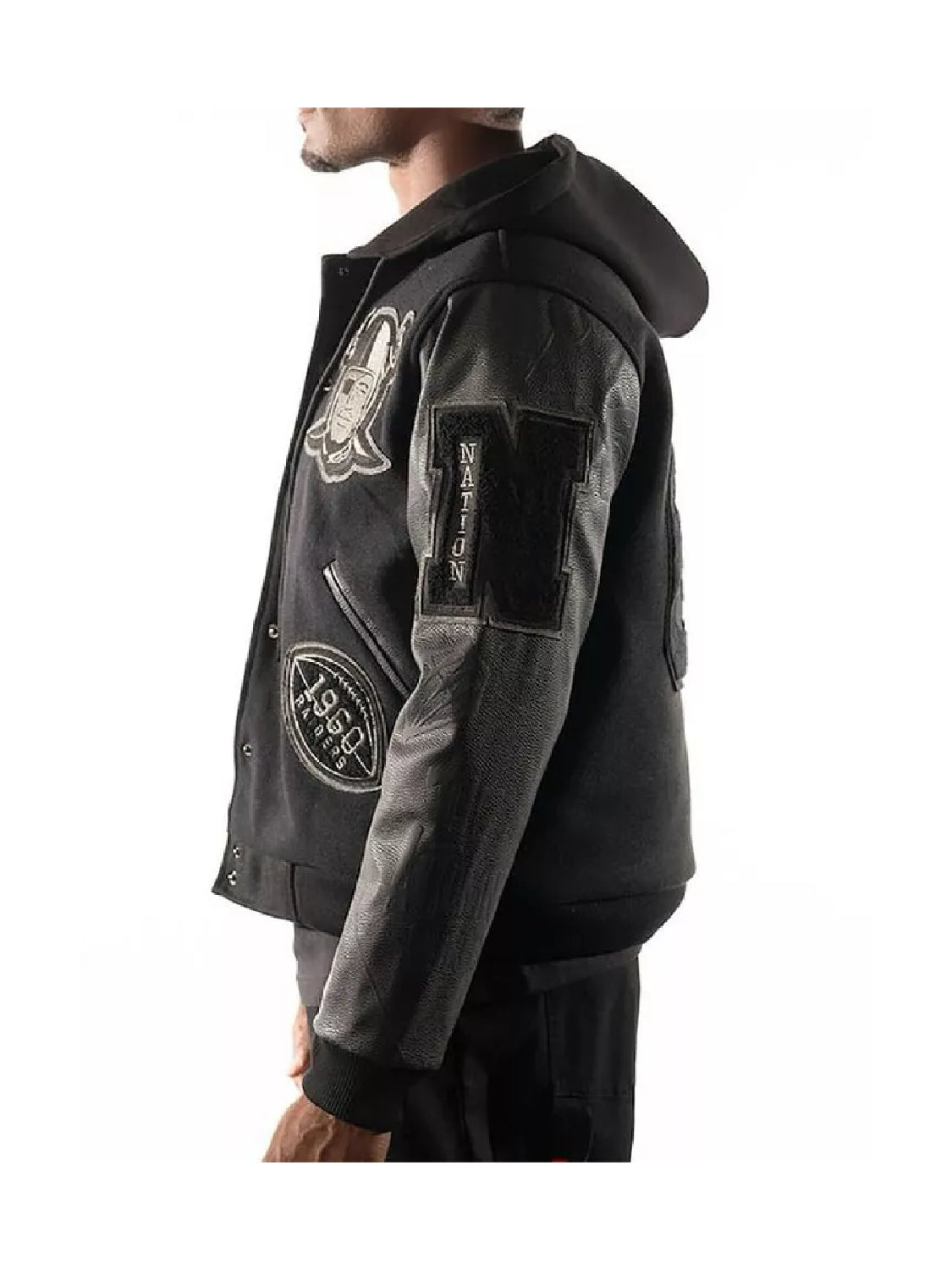 Vintage 1960 Las Vegas Raiders Hooded Varsity Jacket