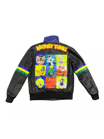 Vintage Anime Inspired Looney Tunes Bomber Jacket