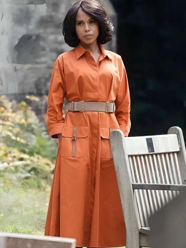 Wake Up Dead Man Vera Draven Orange Coat